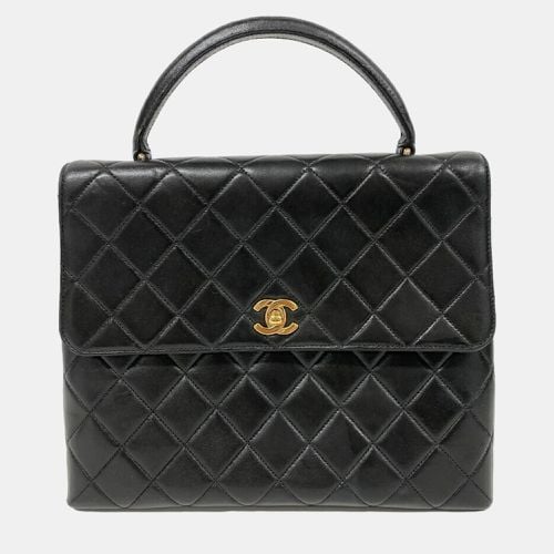 Chanel Black Quilted Leather Kelly Top Handle Bag - Chanel - Modalova