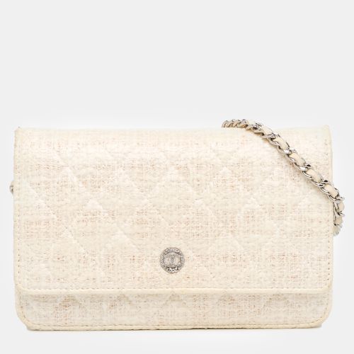 Chanel CC Coated Tweed Wallet On Chain - Chanel - Modalova