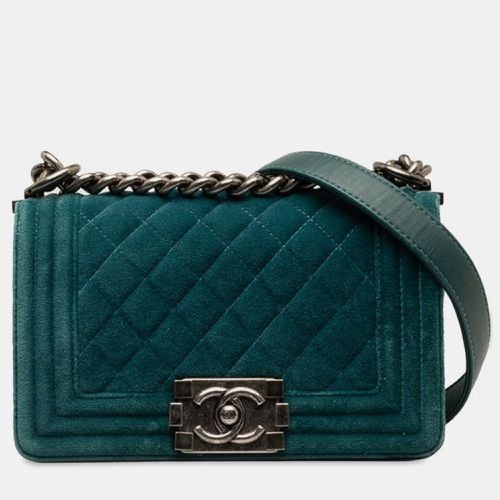 Suede Small Boy Flap Bag - Chanel - Modalova