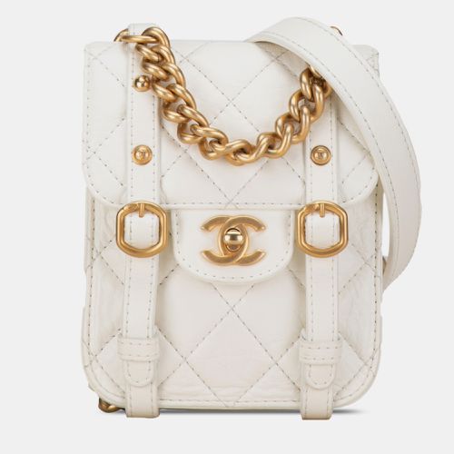 Chanel Mini Crinkled Calfskin City School Flap - Chanel - Modalova