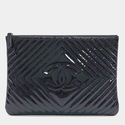 Patent leather cc medium clutch bag - Chanel - Modalova