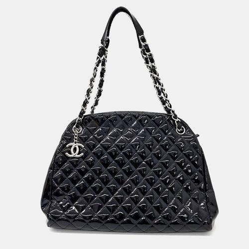 Chanel Black Quilted Patent Large Just Mademoiselle Bowler Bag - Chanel - Modalova