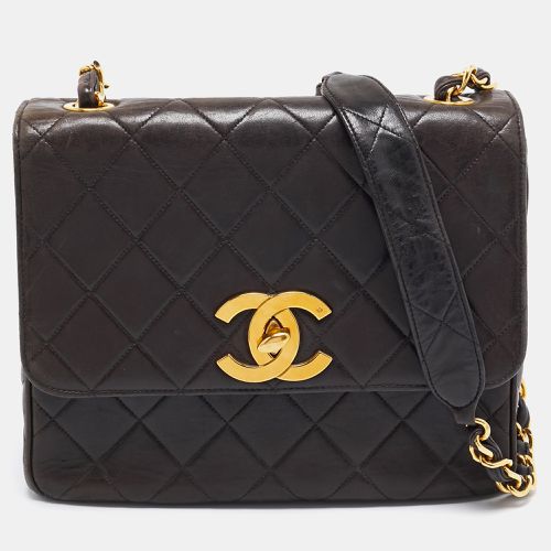 Chanel Black Quilted Leather CC Square Flap Chain Bag - Chanel - Modalova