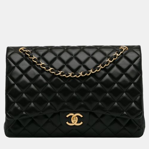 Chanel Black Jumbo Classic Lambskin Double Flap - Chanel - Modalova