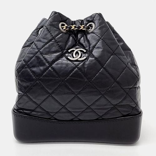 Chanel Black Quilted Leather Gabrielle Backpack - Chanel - Modalova