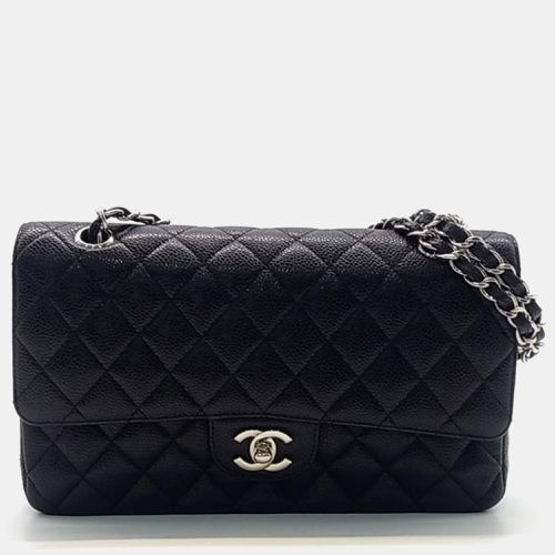 Chanel Black Caviar Leather Classic Medium Handbag - Chanel - Modalova