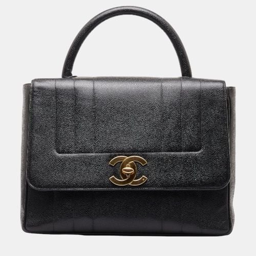 Chanel Black Leather Kelly Top Handle Bag - Chanel - Modalova