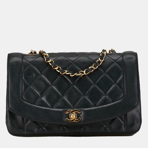 Chanel Black Leather Diana Flap Bag - Chanel - Modalova