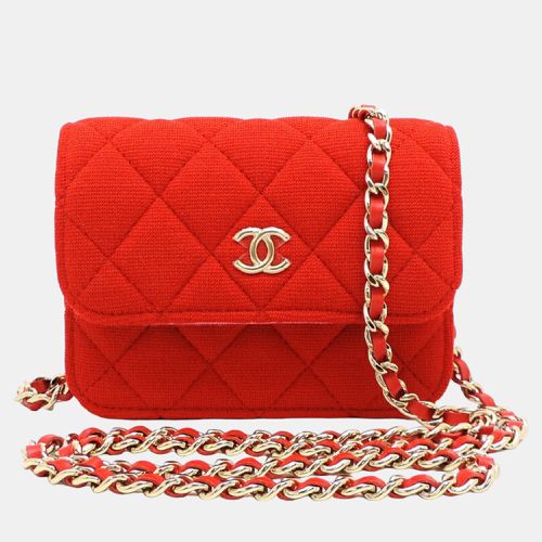 Quilted Jersey Fabric Mini VIP Bag - Chanel - Modalova