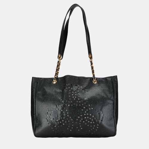 Chanel Black Caviar Leather Triple CC Chain Tote Bag - Chanel - Modalova