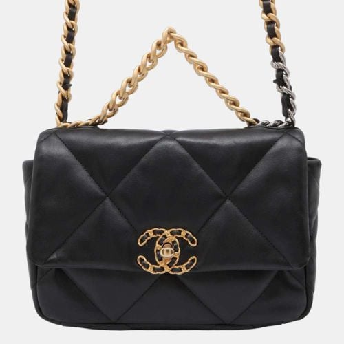 Chanel Black Leather 19 Shoulder Bag - Chanel - Modalova