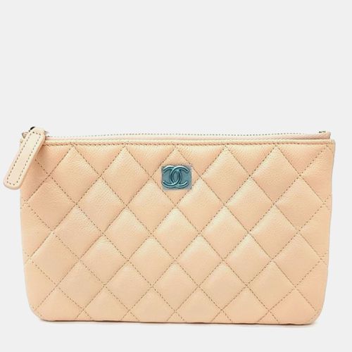 Chanel Pink Caviar Leather Mini O Case Pouch - Chanel - Modalova