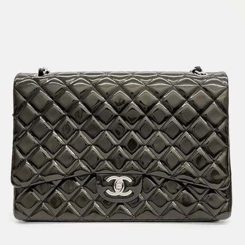 Patent Leather Classic Maxi Double Flap Bag - Chanel - Modalova