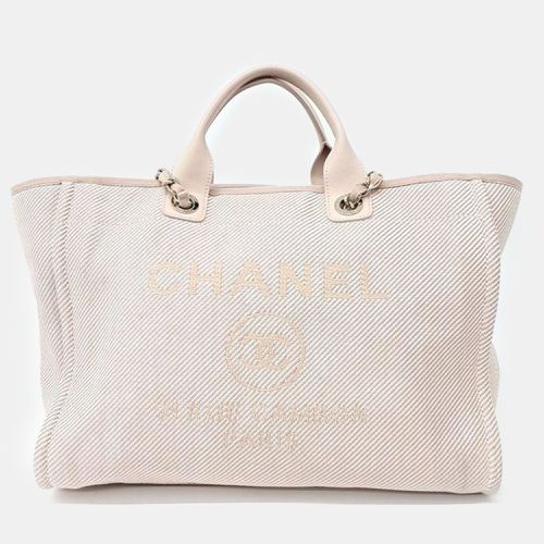 Fabric Deauville Tote Bag - Chanel - Modalova