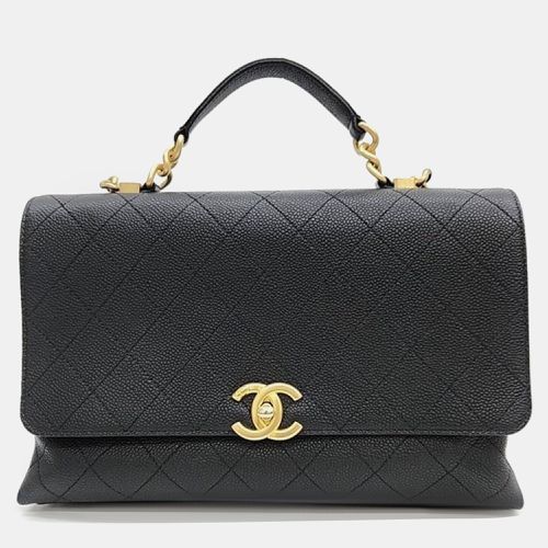 Caviar Leather Small Top Handle Bag - Chanel - Modalova