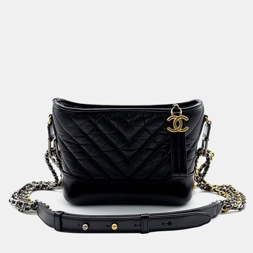 Leather Chevron Gabrielle Small Hobo Bag - Chanel - Modalova