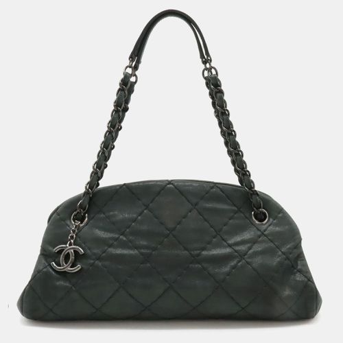 Medium Iridescent Calfskin Just Mademoiselle Bowling Bag - Chanel - Modalova