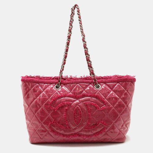 Chanel Pink PVC and Tweed Funny Tote Bag - Chanel - Modalova