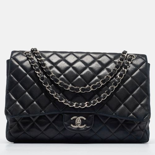 Chanel Black Quilted Leather Maxi Classic Single Flap Bag - Chanel - Modalova