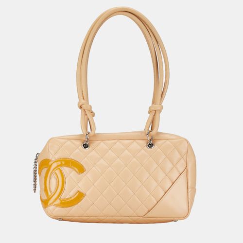 Chanel Brown Vintage Medium Cambon Ligne Bowler Bag - Chanel - Modalova