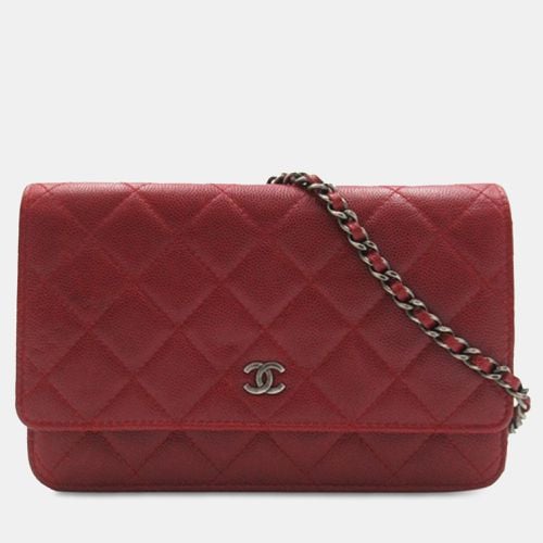 Chanel Classic Caviar Wallet on Chain - Chanel - Modalova