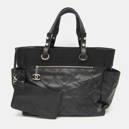 Coated Canvas and Leather Paris Biarritz Tote Bag - Chanel - Modalova