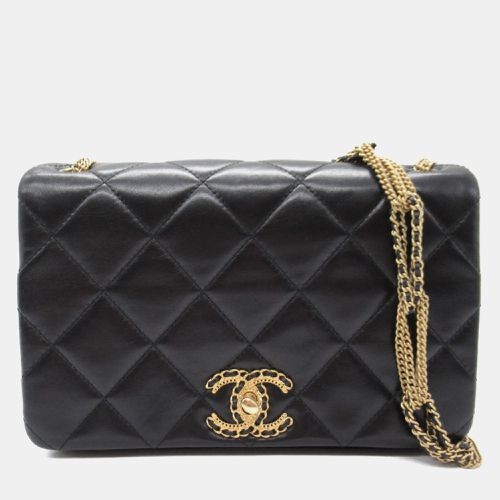 Lambskin Quilted On And On Medium Chain Flap Bag - Chanel - Modalova