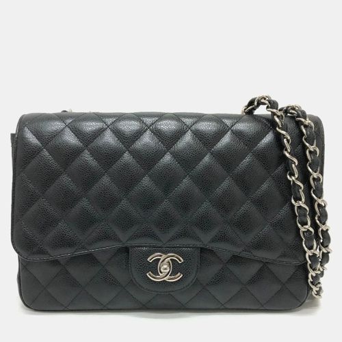 Caviar Leather Jumbo Classic Single Flap Shoulder Bag - Chanel - Modalova