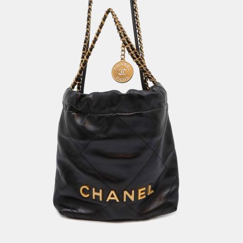 Leather Mini 22 Hobo Bag - Chanel - Modalova