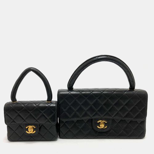 Leather Classic Kelly Top Handle Bag Set - Chanel - Modalova