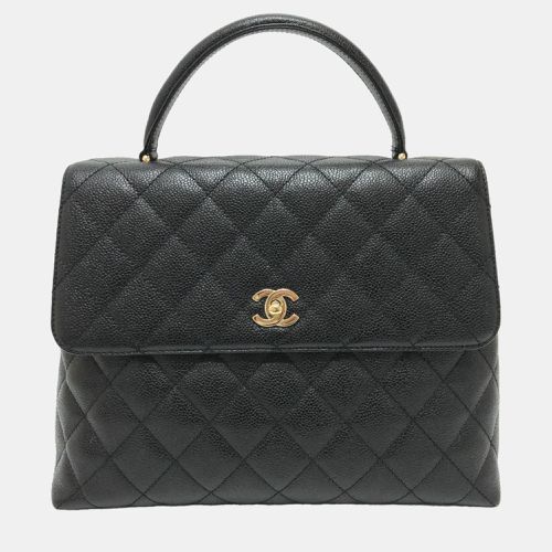 Chanel Black Leather Kelly Top Handle Bags - Chanel - Modalova