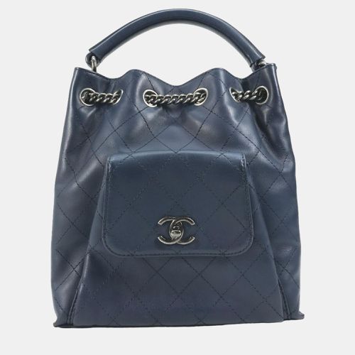 Chanel Blue Leather Urban Luxury Backpack - Chanel - Modalova