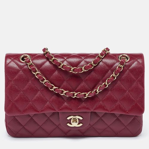 Quilted CaviarLeather Medium Classic Double Flap Bag - Chanel - Modalova