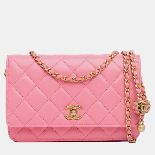 Chanel Lambskin Pearl Crush Wallet On Chain - Chanel - Modalova