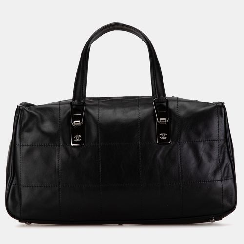 Chanel Black Lambskin Leather Square Stitch Handbag - Chanel - Modalova