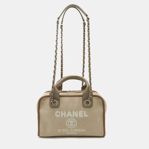 Chanel Beige Canvas Small Deauville Tote Bag - Chanel - Modalova