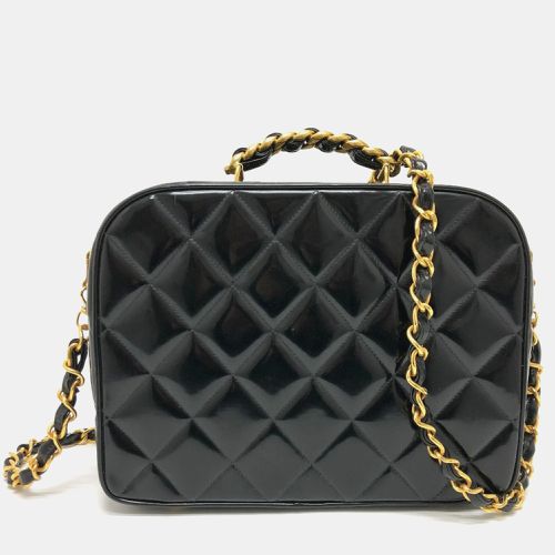 Patent Leather Vintage Lunch Box Crossbody Bag - Chanel - Modalova