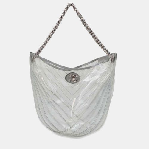 Transparent PVC V-stitch Chain Shoulder Bag - Chanel - Modalova