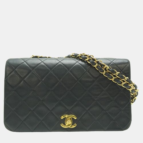 Chanel Black Leather Turnlock Flap Bag Shoulder Bag - Chanel - Modalova