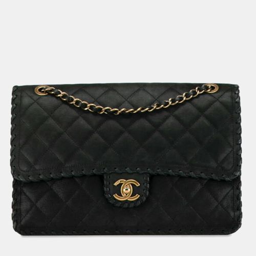 Leather Happy Stitch Shoulder Bag - Chanel - Modalova