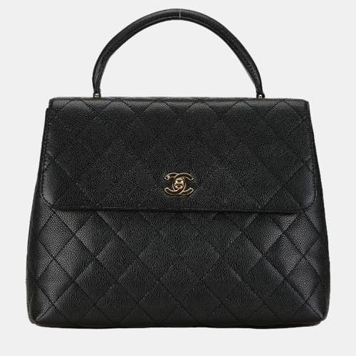 Chanel Black Leather Kelly Top Handle Bag - Chanel - Modalova