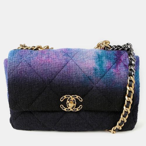 Multicolour Ombre Wool Large 19 Shoulder Bag - Chanel - Modalova