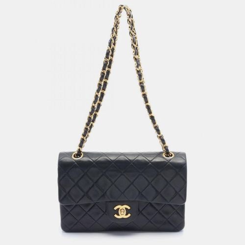 Lambskin Leather Small Classic Double Flap Shoulder Bag - Chanel - Modalova