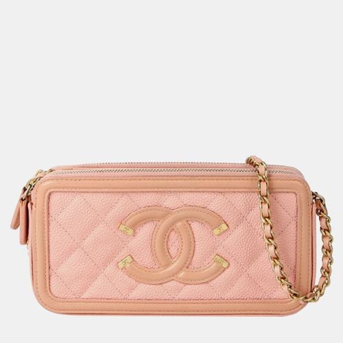 Caviar Leather Filigree Shoulder Bag - Chanel - Modalova