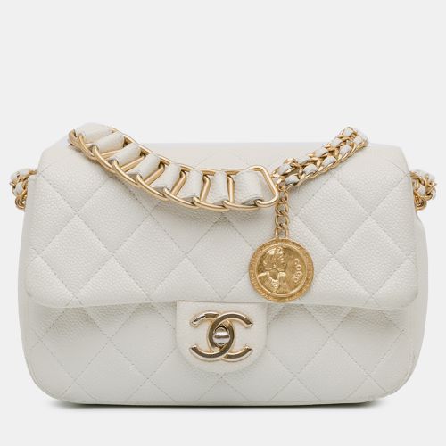 Ivory Leather Mini Chain Soul Flap Bag - Chanel - Modalova