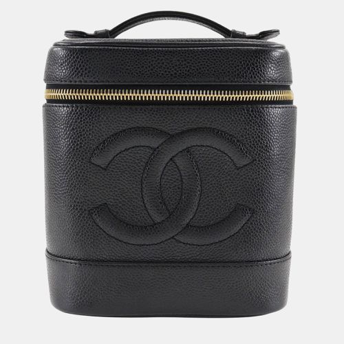 Chanel Black Caviar Leather CC Timeless Vanity Bag - Chanel - Modalova