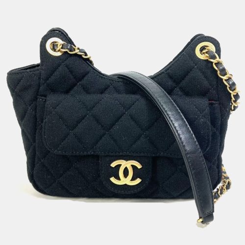 Jersey Small Wavy Hobo Bag - Chanel - Modalova