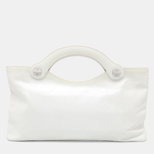 Chanel White Quilted Leather Vintage Bag - Chanel - Modalova