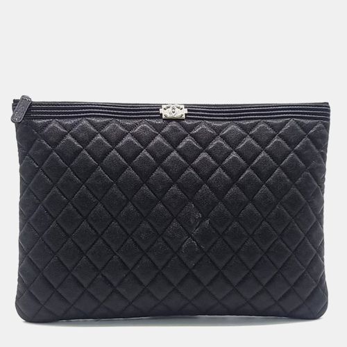 Chanel Caviar Boy Clutch - Chanel - Modalova