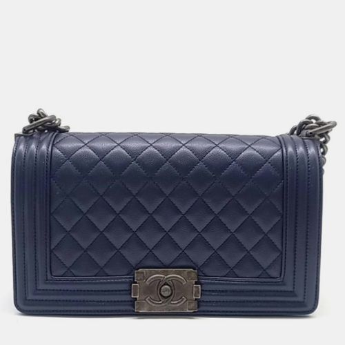 Chanel Caviar Boy Bag Medium - Chanel - Modalova